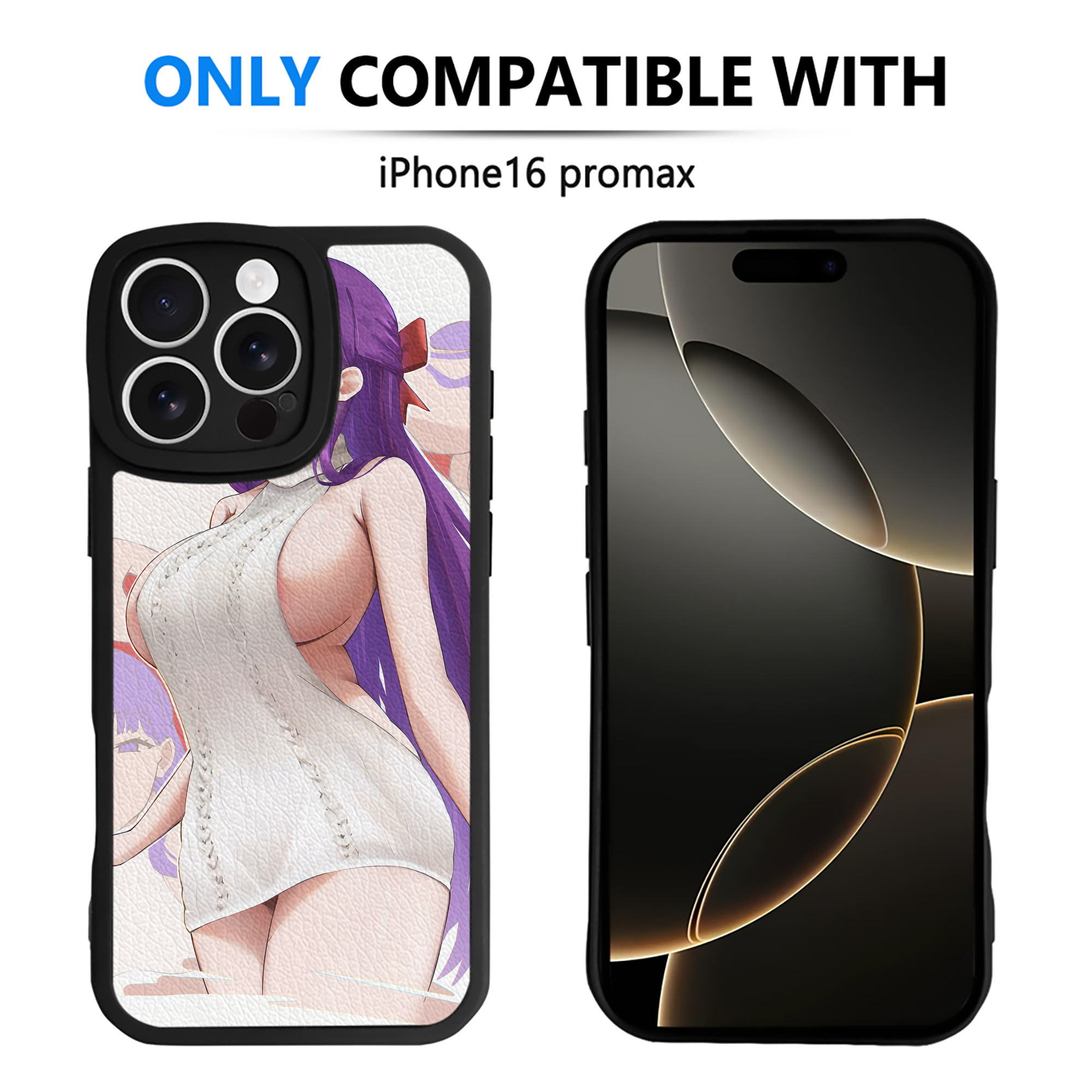 （画像用） 葬送のフリーレン Frieren 【iPhone 16シリーズ対応】シリコンスマホケース（レザー調） 材質：シリコン